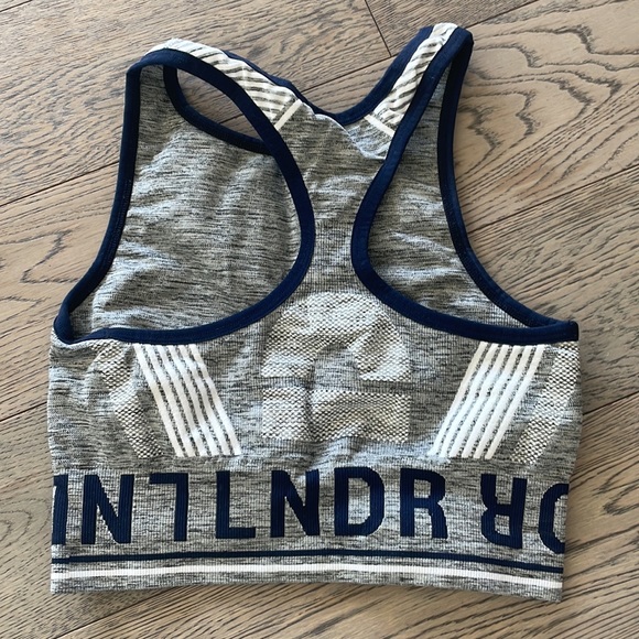 LNDR AERO DYNAMIC SPORTS BRA GREY MARL XS/S seamless longline - Picture 3 of 4